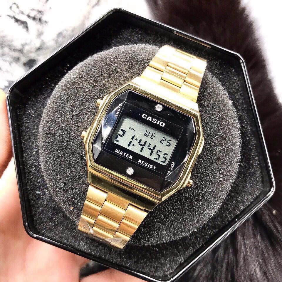 [ QUINN FASHION ] Đồng Hồ Unisex CA SSIO A159 Diamond Bản  Limited 💥FULLBOX💥 Chống Nước Dây Thép Không Gỉ -BH 12 THÁNG