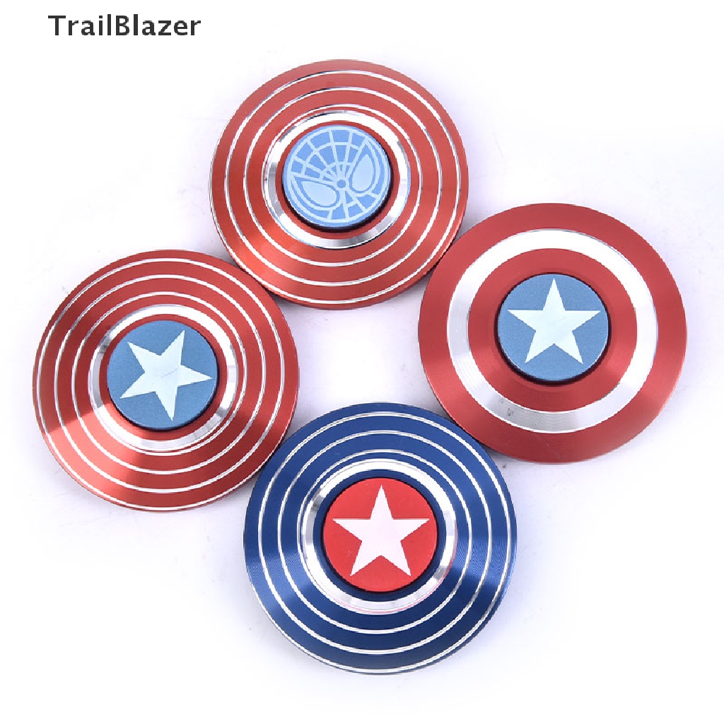 Con quay đồ chơi Spinner bằng hợp kim hình Captain America