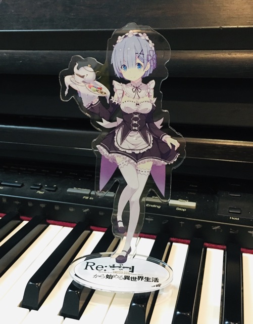 Tượng mô hình anime re:ramrem, standee ramrem