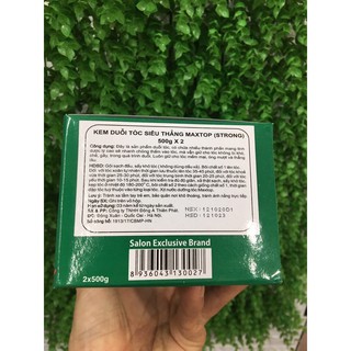 THUỐC DUỖI TÓC MAXTOP 500ml*2 CHÍNH HÃNG .