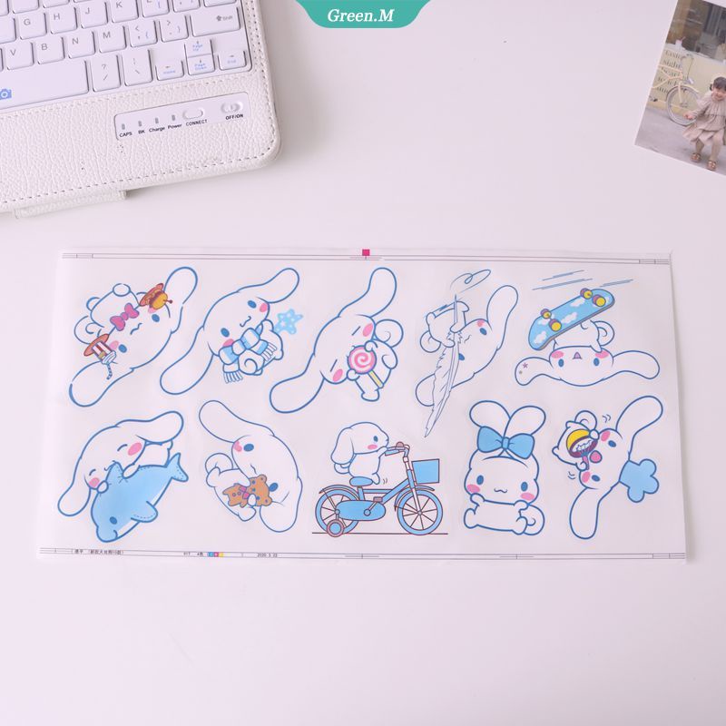 Miếng Dán Trang Trí Laptop/ Laptop Họa Tiết Hoạt Hình Kuromi My Melody Cinnamoroll Kitty Sanrio Dễ Thương Chống Thấm Nước