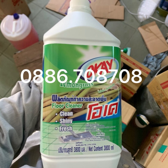 Lau sàn Okay 3800ml Hàng có tem nhập khẩu