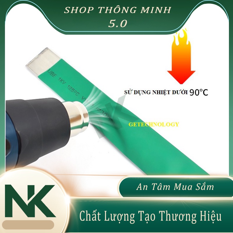 Gen Co Nhiệt Dài Các Kích Cỡ Cắt Lẻ🍀Gen Bảo Vệ Thiết Bị Điện Màu Đen 1MM 2MM 3MM...25MM