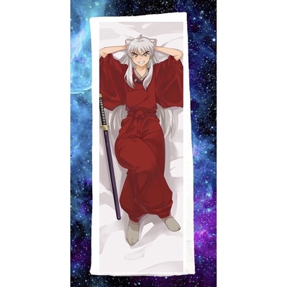 Gối ôm dài anime Inuyasha quỷ dạ xoa 40cmx1m ruột bông Hàn quốc