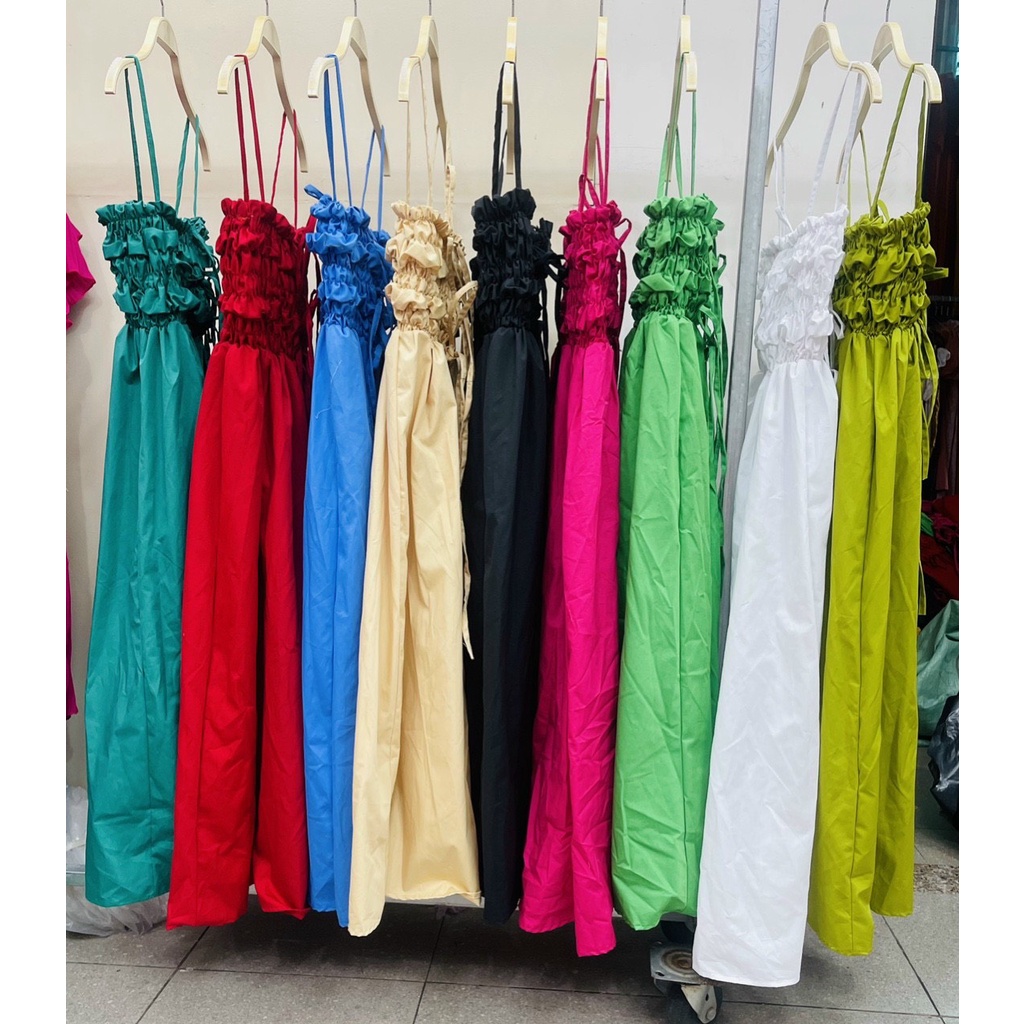 Đầm maxi voan hở lưng  thích hợp đi chơi , dự tiệc thời trang sang chảnh m5345
