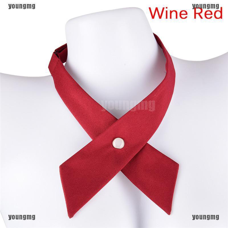 Sale 70% Cà Vạt Nơ Chéo Thiết Kế Thanh Lịch Cho Phái Nữ,  Giá gốc 37,000 đ - 83B25