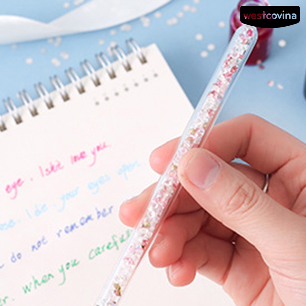 [Hot]✍Bút Ký Tên Bằng Kính Cỡ Nhỏ Họa Tiết Kim Cương Độc Đáo Trang Trí Nhà Cửa