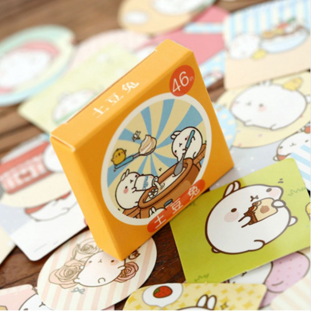 Set 45 Miếng Dán Dùng Trang Trí Dễ Thương