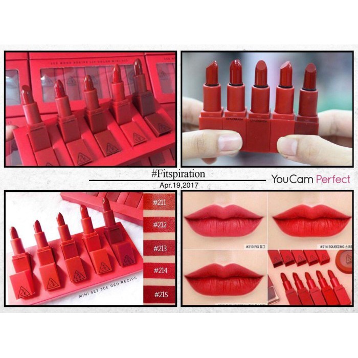 [ MUA 1 ĐƯỢC 5 ] Son 3CE Mini Siêu Lì | BigBuy360 - bigbuy360.vn