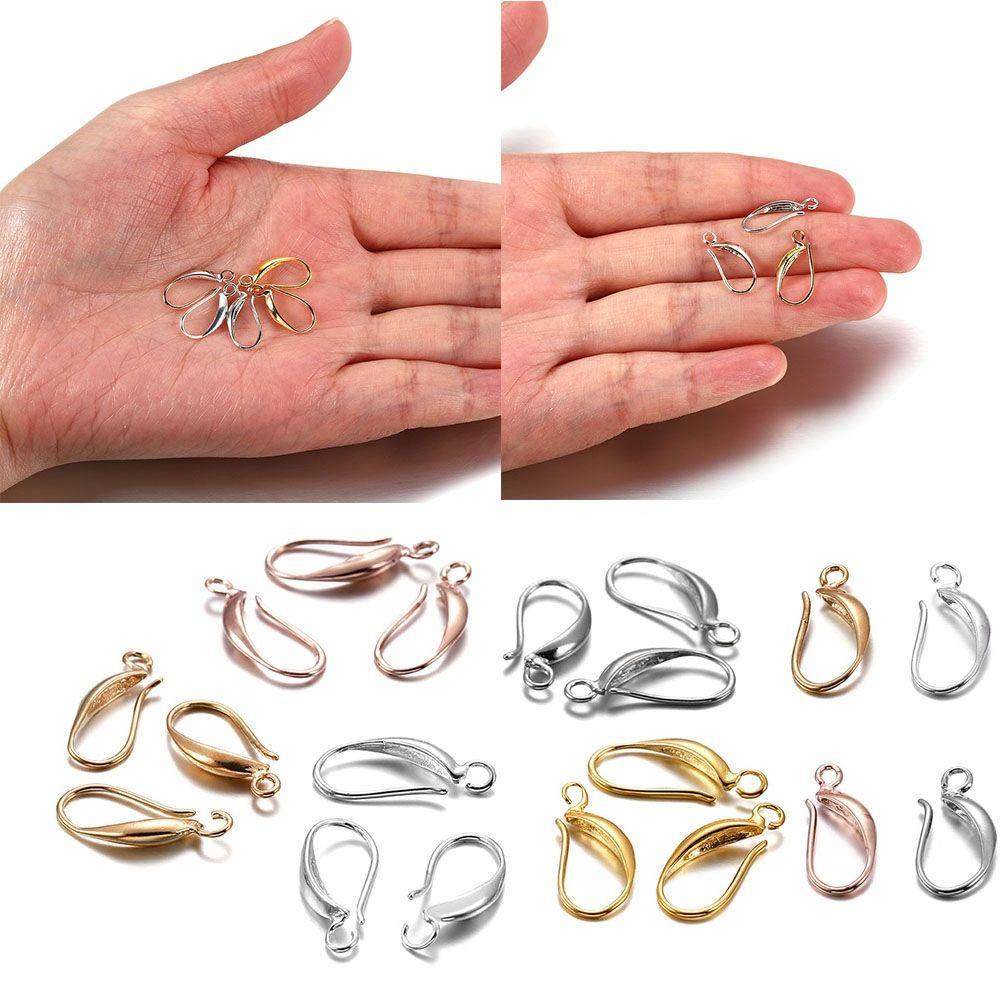 Bộ 12 Móc Làm Bông Tai DIY Kích Thước 17 * 8mm|Khuôn Làm Trang Sức Mạ Vàng