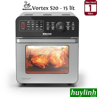 Nồi chiên không dầu điện tử 2good vortex s20 - 14.5 lít - tặng găng tay - 16 chức năng