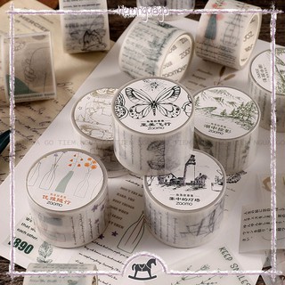 Cuộn Washi Tell Me A Story Trang Trí Bullet Journal, Scrapbook, Trang Trí Báo Tường - Tiệm Ngựa Gỗ