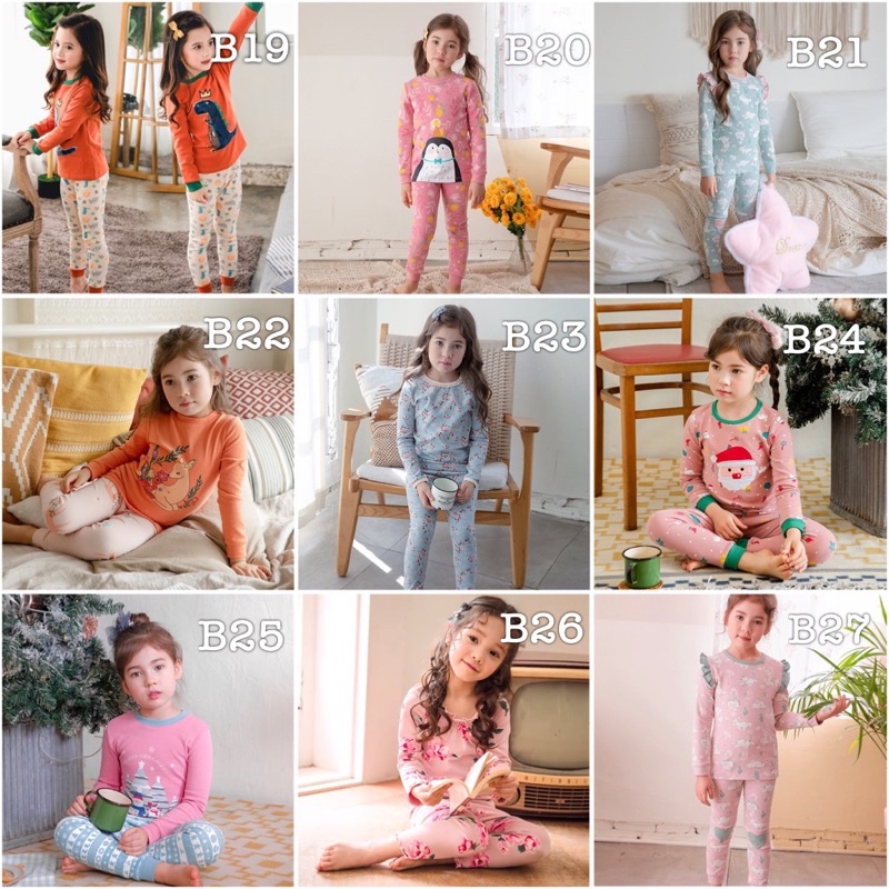 SALE !!! Hàng Xuất Hàn - [Mẫu mới 2021_Bé Gái] Bộ Đồ Cotton Thu Đông Xuất Hàn Cho Bé Gái