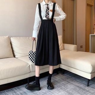 Chân váy yếm Ulzzang