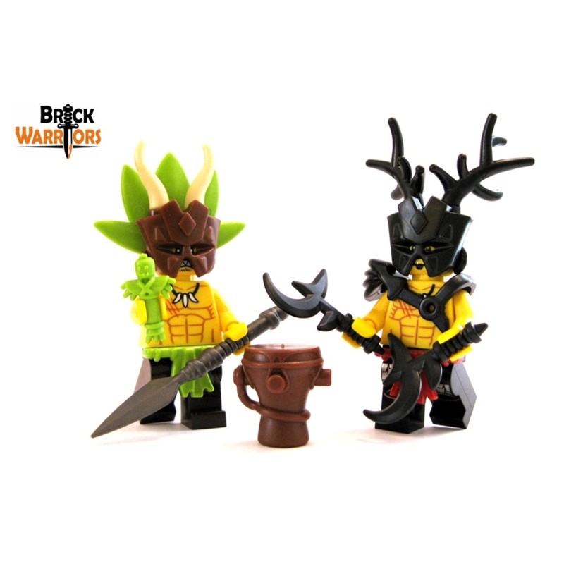 Phụ kiện Lego chính hãng Brickwarriors - Tribal mask