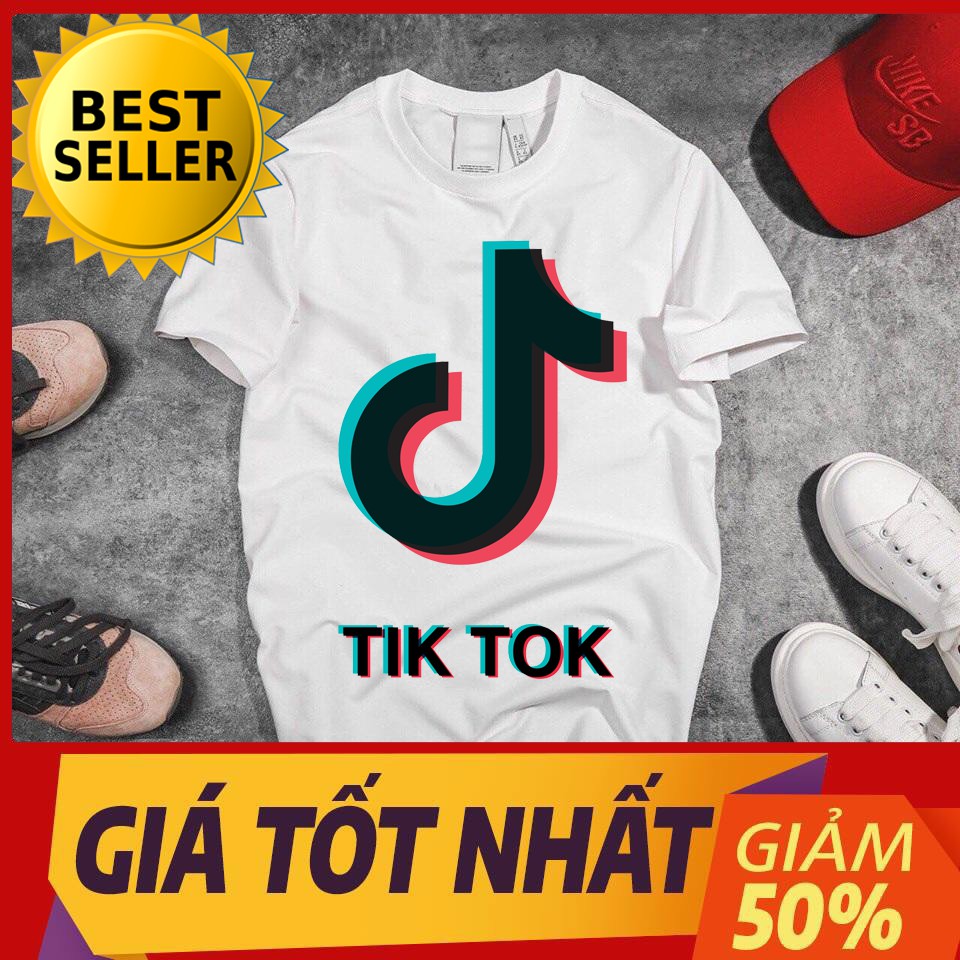 Áo thun Unisex Tiktok dễ thương - Áo thun tay lỡ cặp đôi Hàn Quốc