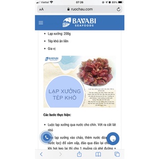 Tép Moi loại 1