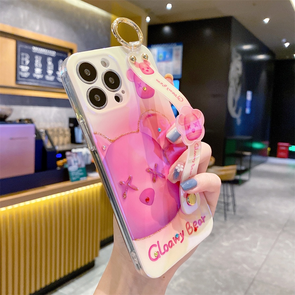 Ốp Điện Thoại Có Giá Đỡ Hình Gấu Cho iPhone 14max / 14pro Max / 13 Pro Max / 14 / 13 / 12 / 11 / XS / XS / XSMAX / 7P / 8P