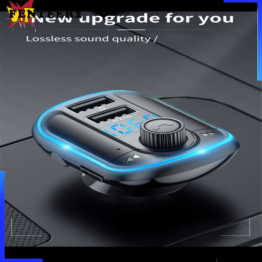 Bộ Truyền Tín Hiệu Fm Mp3 Bluetooth 5.0 Cho Xe Hơi