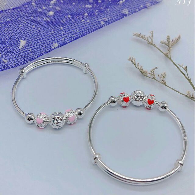 Lắc tay bạc ta chi bé yêu