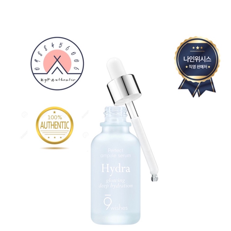 ( Đủ bill) Tinh chất cấp ẩm chuyên sâu 9Wishes Hydra 25ml