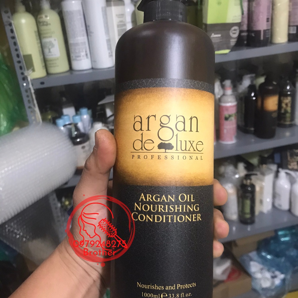 Cặp dầu gội xả ARGAN OIL DELUXE 1000ML HƯƠNG NƯỚC HOA 🎯️🎯️🎯