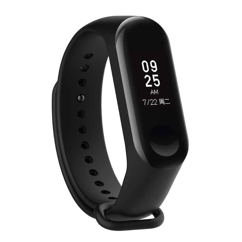 Dây Đeo Thay Thế Chất Liệu Silicon Thiết Kế Nhiều Lỗ Thời Trang Cho Xiaomi Mi Band 3 4