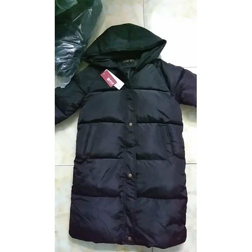 Hàng Order (Sẵn Đen M,Ghi S) - Áo phao dáng dài AP01 - (Hình thật ở cuối) | BigBuy360 - bigbuy360.vn