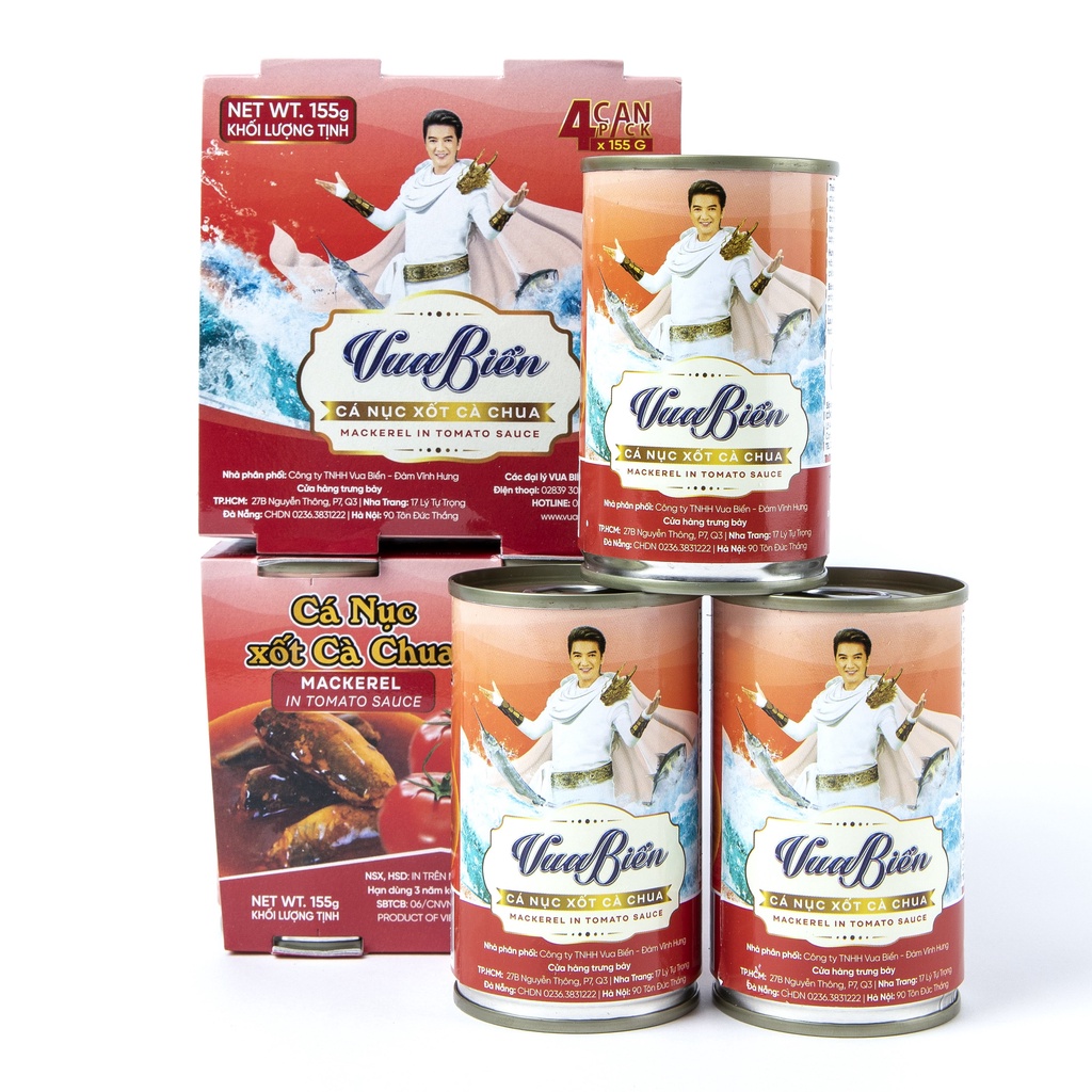 CÁ NỤC XỐT CÀ CHUA VUA BIỂN 155G