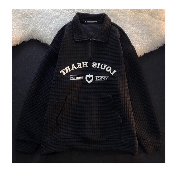 [Kèm ảnh thật cuối post] Áo sweater có cổ phong cách đơn giản dễ mặc dễ phối đồ | BigBuy360 - bigbuy360.vn