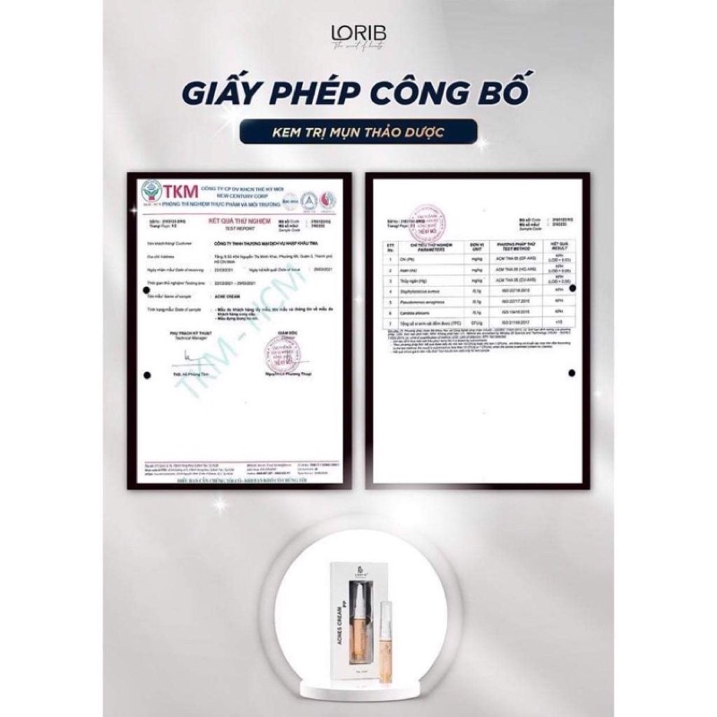 BỘ ĐÔI : SẠCH MỤN VÀ SỮA RỬA MẶT LORIB