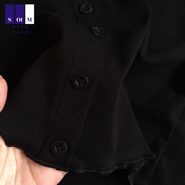 Áo Croptop SOfM WEAR nút giả (HỒNG, TÍM) | BigBuy360 - bigbuy360.vn