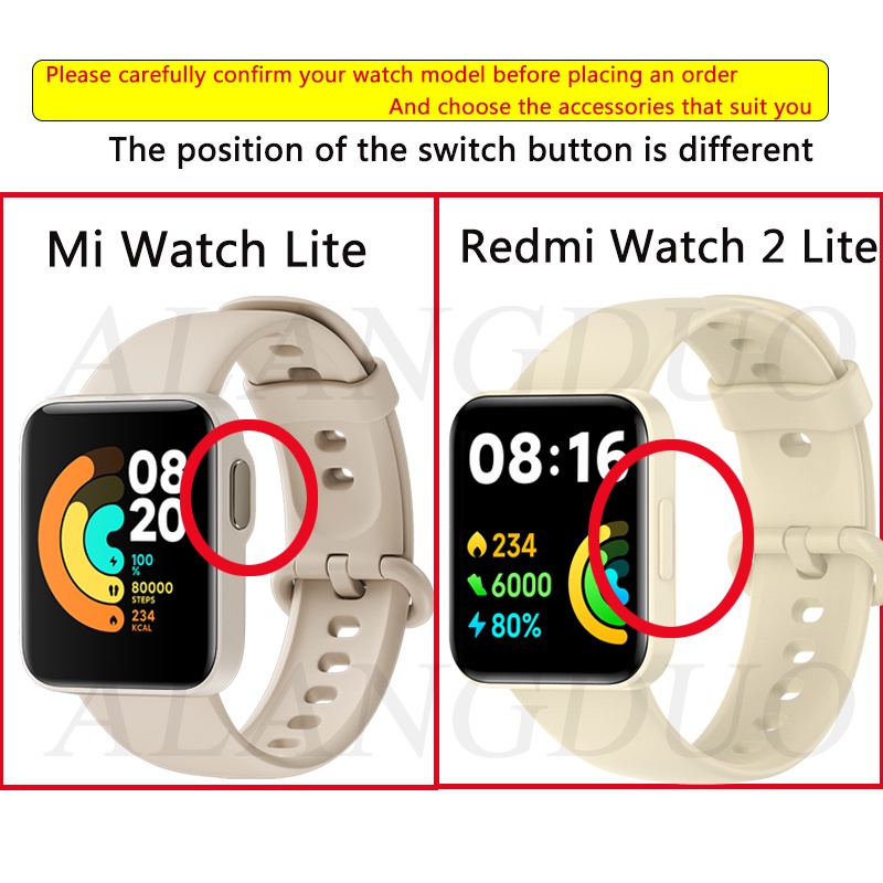 For Xiaomi Mi Watch Lite/Redmi Watch 2 Lite Strap Replacement Mi Global Version Smart Watch Strap