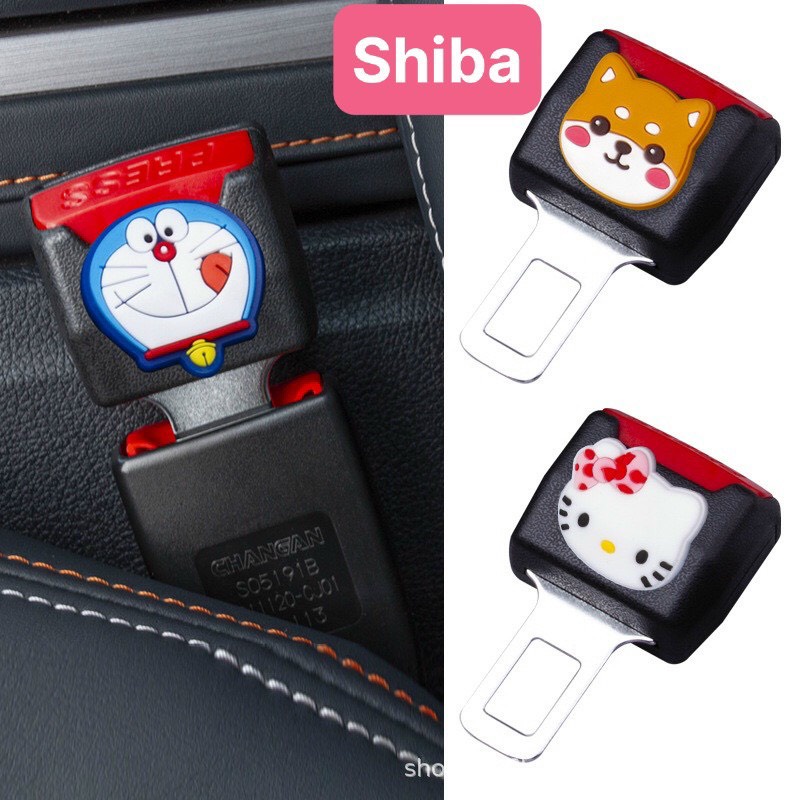 1 chiếc chốt cài dây an toàn, ngắt chuông cảnh báo loại Cao cấp có hình 3D dễ thương-Chốt cắm nối tiếp