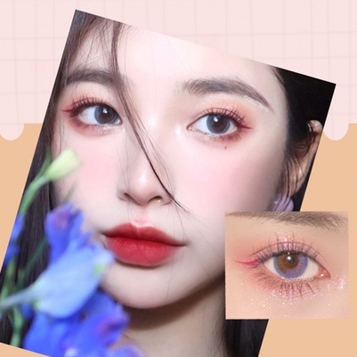 Bảng phấn mắt 4 màu GOGO TALES ​Garden Eyeshadow Palette tông cam đào cam đất màu lì nhũ GT285