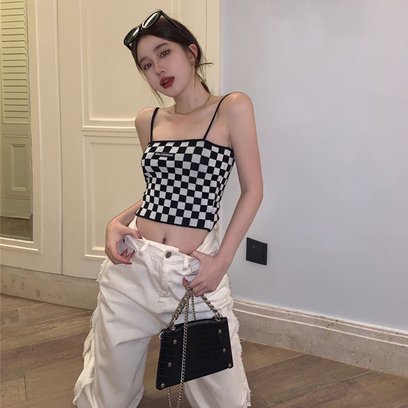 COZOK Áo Tank Top Hai Dây Ôm Dáng Quyến Rũ Cho Nữ