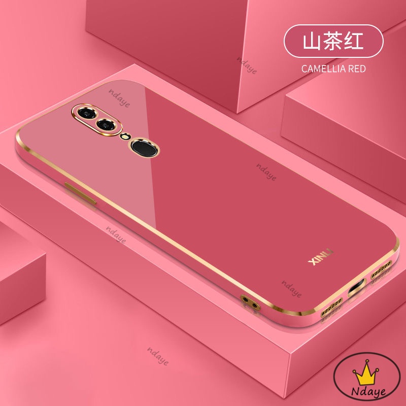 Ốp Lưng Oppo F11 PRO F11 F9 A9 2020 A5 2020 A3S A5 A12E A83 K5 Ốp điện F11 pro thoại màu trơn bảo vệ camera cho NDYZB