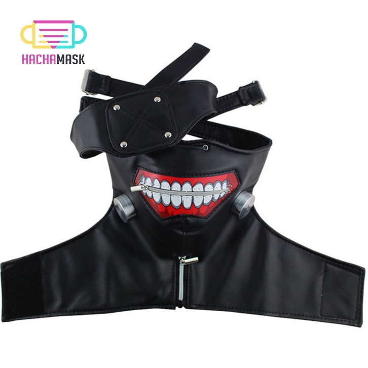 Mặt Nạ Tokyo Ghoul Hóa Trang Cosplay Ken Kaneki Full Face + Che Mắt