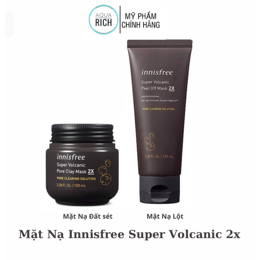 Mặt Nạ Đất Sét Innisfree Super Volcanic Pore Clay Mask 2X ( MẪU MỚI 2X )