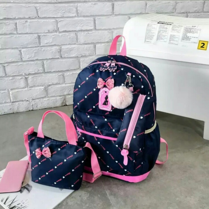Ba Lô Đi Học Vải Nylon In Họa Tiết Hoạt Hình Dành Cho Bé Trai Và Bé Gái 53 Tuổi