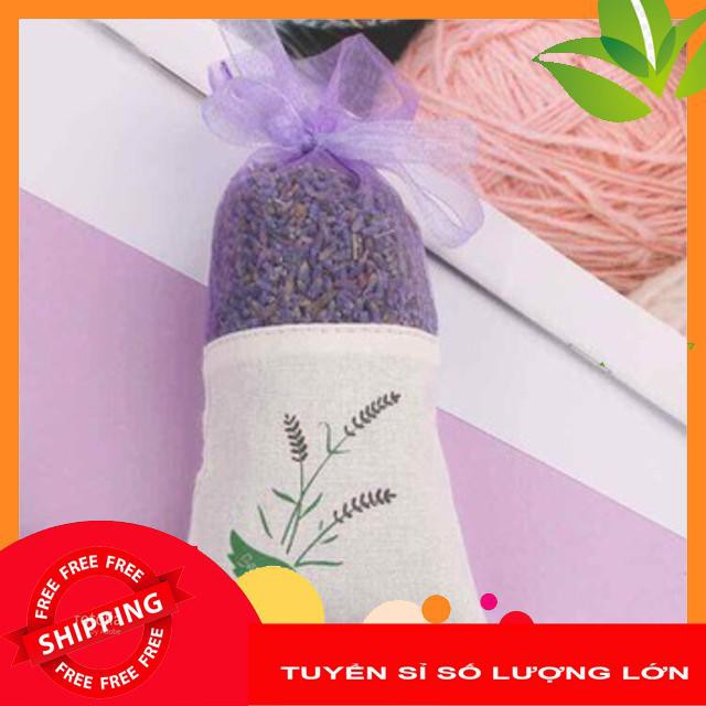 Túi thơm quần áoFREESHIPTúi Thơm Nụ Hoa Lavender Khô - Túi thơm để tủ quần áo