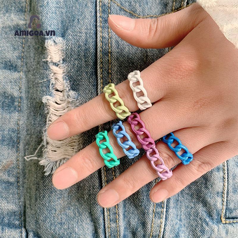 Nhẫn Hở Thiết Kế Đơn Giản Thời Trang Sáng Tạo Cho Nữ