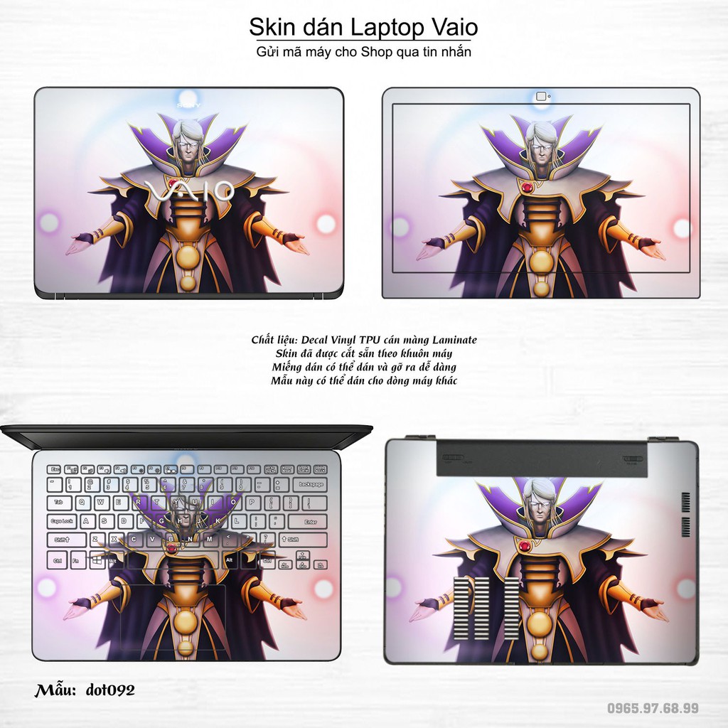 Skin dán Laptop Sony Vaio in hình Dota 2 _nhiều mẫu 16 (inbox mã máy cho Shop)