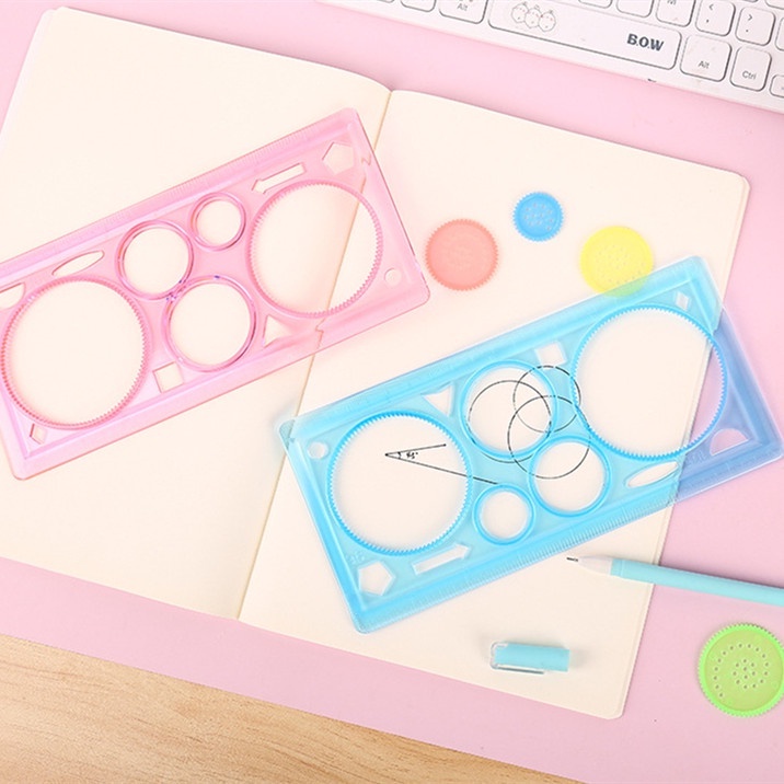 Thước Vẽ Hình Hoa Sáng Tạo Cho Bé