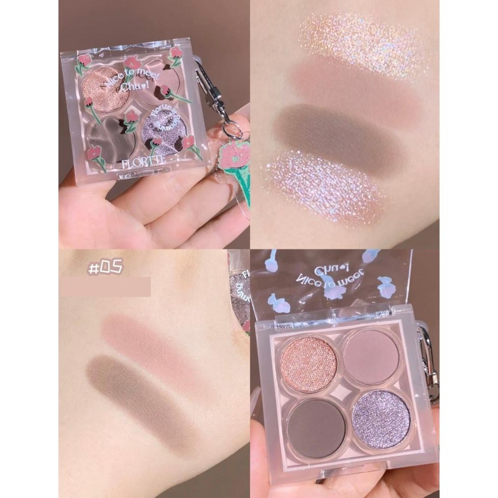 Bảng mắt 4 ô Flortte Nice To Meet Chu