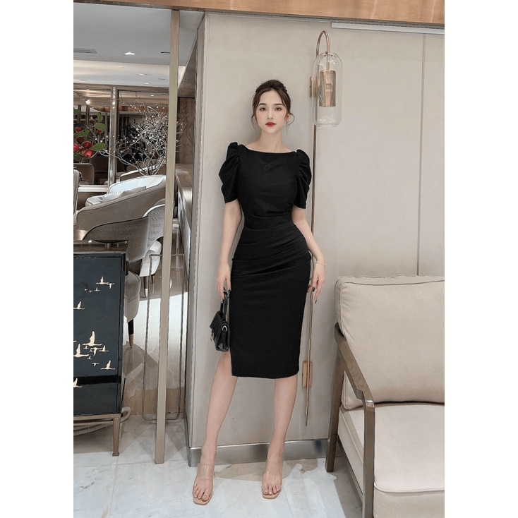 ĐẦM BODY BÚT CHÌ DỰ TIỆC CO GIÃN CỰC SANG CHẢNH QUÝ PHÁI LỊCH THIỆP THỜI TRANG HHP