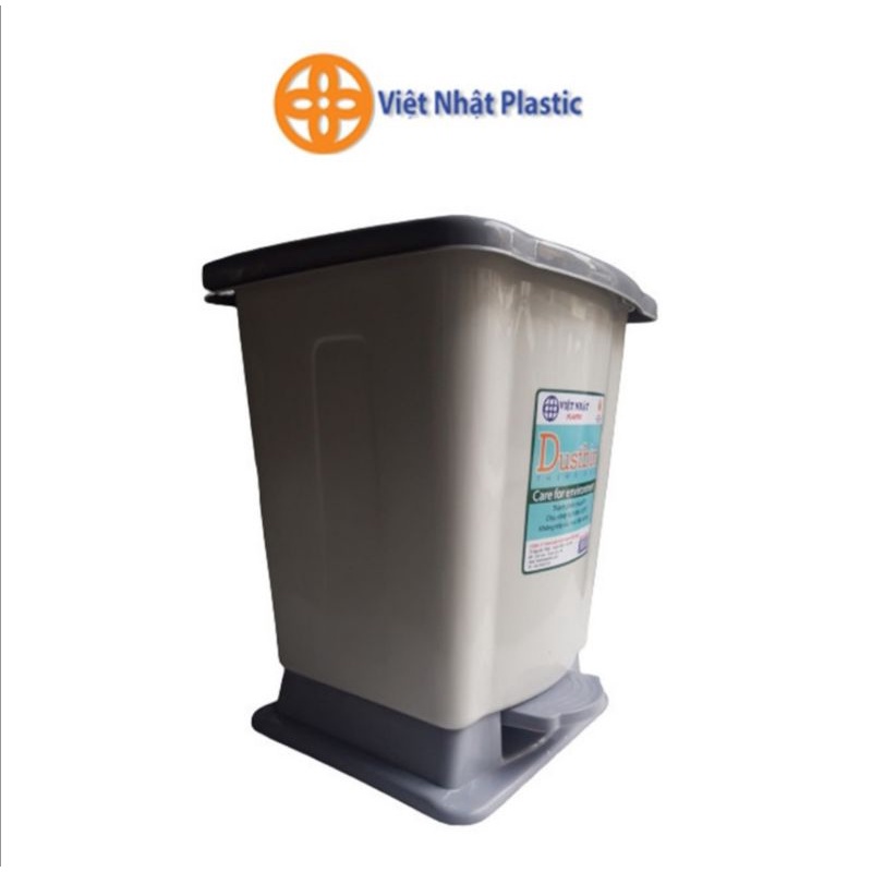 Thùng rác nắp bật Việt Nhật. Kích thước: Size nhỏ: 18x16x21cm. Size trung: 25x22x29cm. Size to: 29x27x35cm
