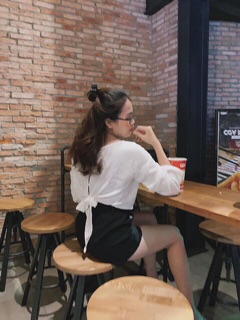 Áo kiểu Voan Cột Nơ Sau