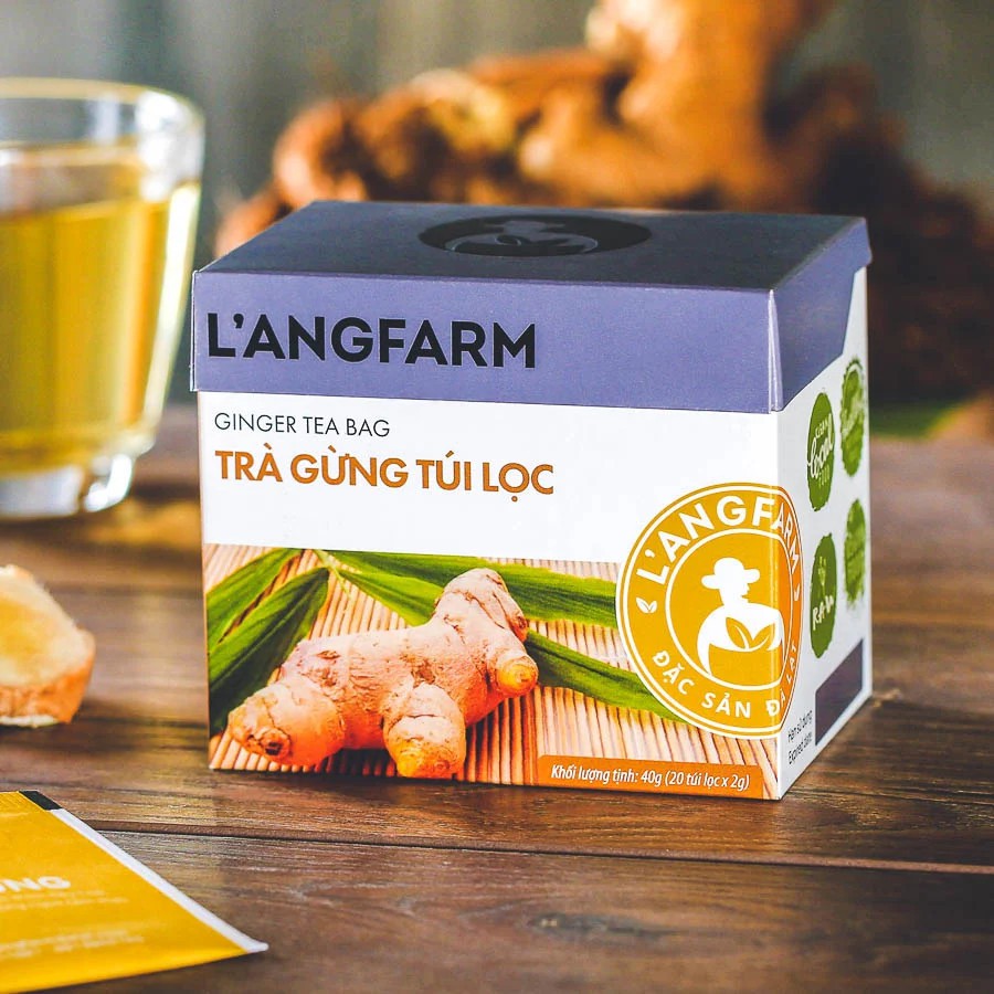 Trà Gừng Túi Lọc L'angfarm