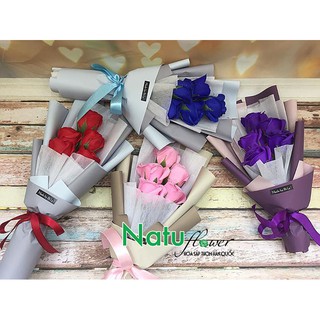 Bó hoa sáp 5 bông